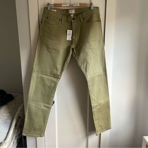NWT Todd Snyder slim garment-dyed twill pants